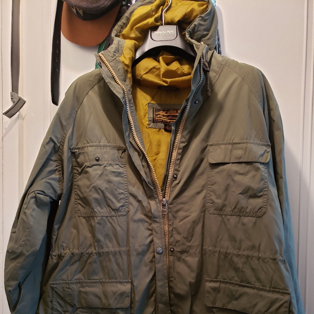 Eddie Bauer Women's Weather Edge Hooded Olive Gree